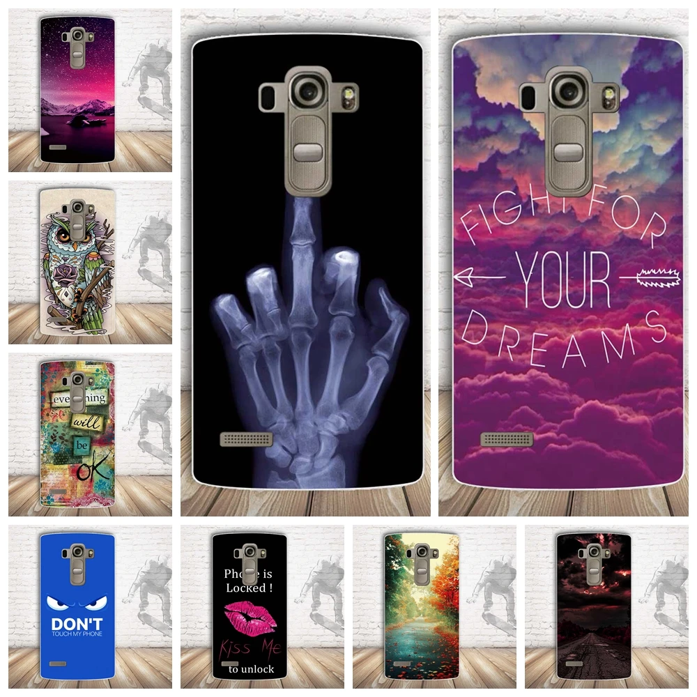 Для LG G4S чехол с узором ТПУ силиконовый для телефона G4 Beat H736 H735 мягкие задние