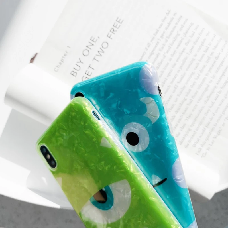 Cartoon Shellfish University phone case for iphone XS Max XR X Soft Cover 6 6s 7 8 Plus |