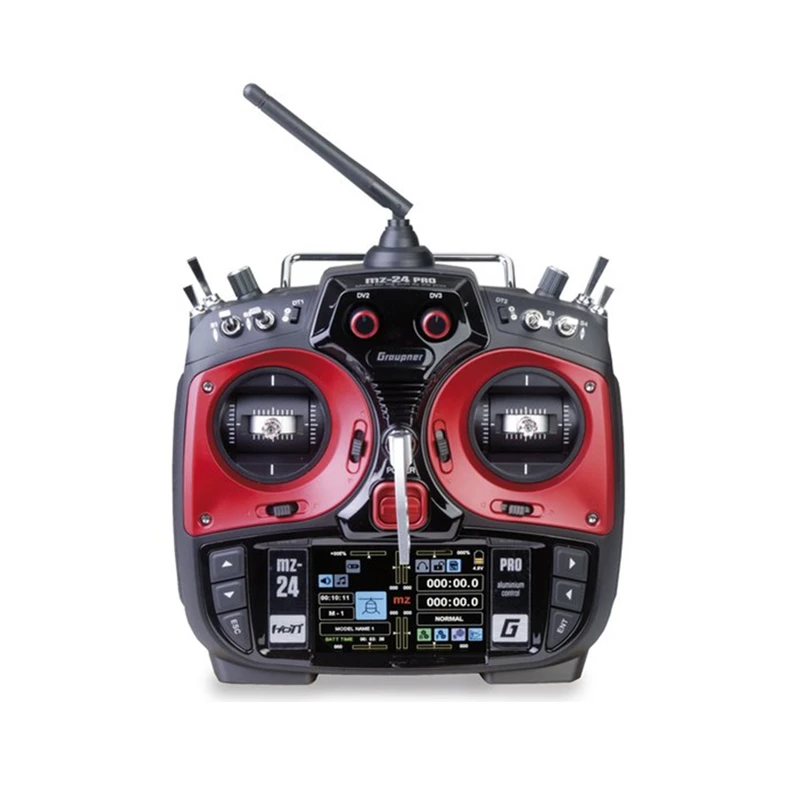 Graupner 2 4 GHz 12 каналов MZ 24 PRO HoTT Радио пульт дистанционного управления с GR 24/GR 16