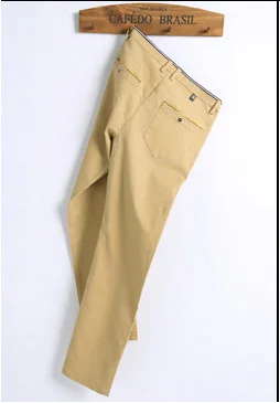 986 Khaki HCXY осенние и зимние новые модные плотные мужские повседневные брюки для мужчин, мужские брюки высокого качества плюс бархатные рабочие брюки для мужчин - Цвет: 986 Khaki