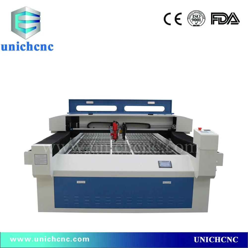Станок для лазерной резки нержавеющей стали и металла UNICHCNC 1325 с двумя