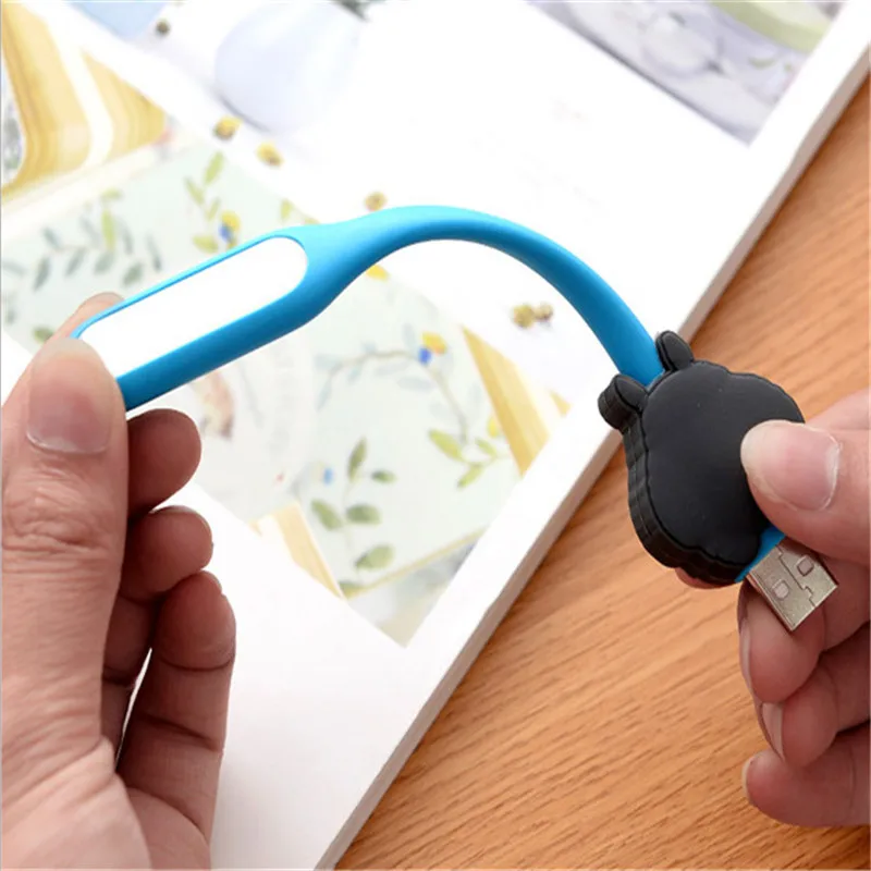 Usb лампа BinFul с мультипликационным принтом гибкая яркая мини 6 светодиодами для