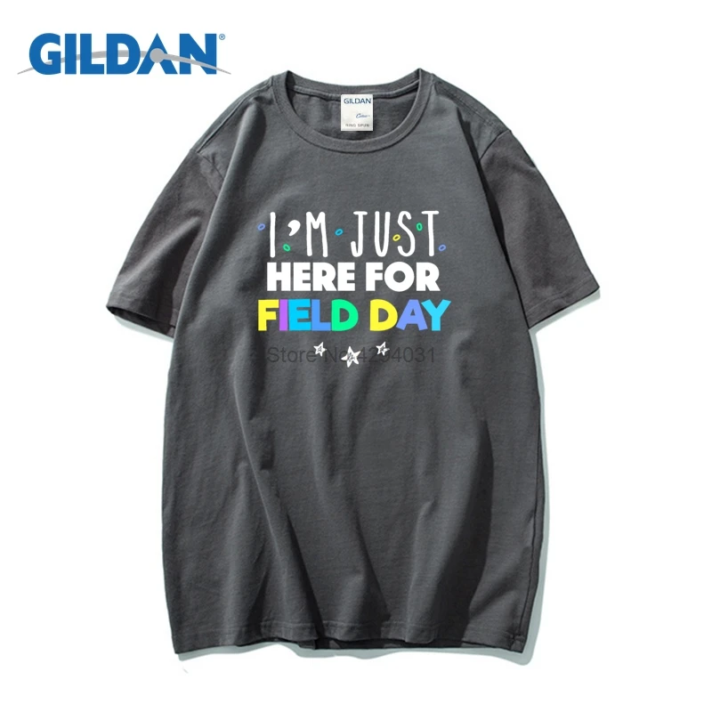 М я просто здесь для день поля 2018 Homme крем футболки Джерси короткий мужской