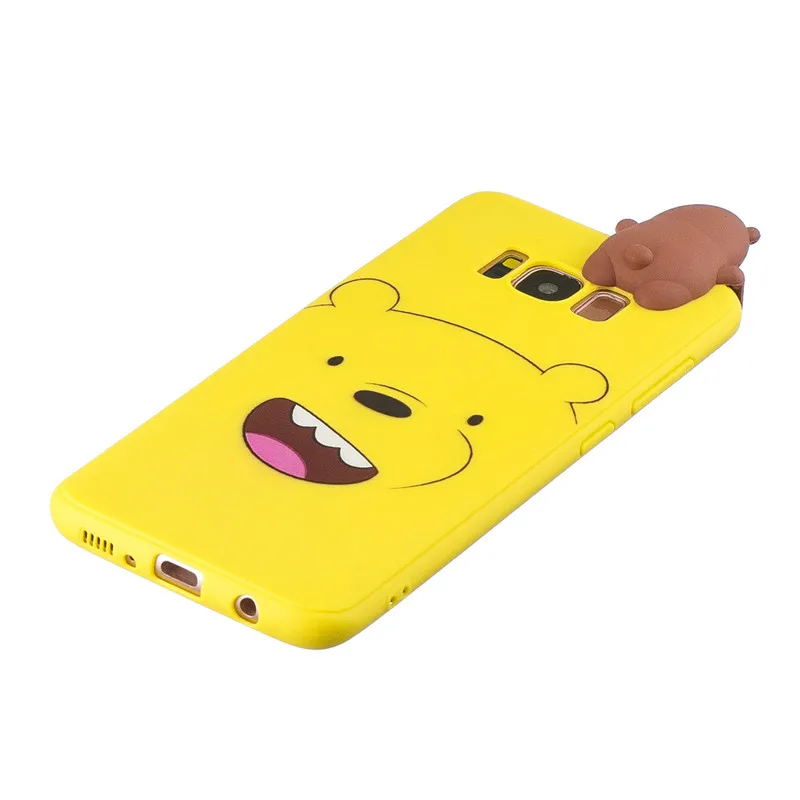 Модный Роскошный 3D милый мультяшный чехол для телефона Samsung S10 S9 S8 Plus S7edge S10lite Note8