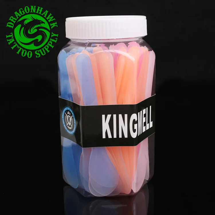 Одноразовая Татуировка PP язык пластина Татуировки Уход поставка|tattoo supplies|tattoo care |