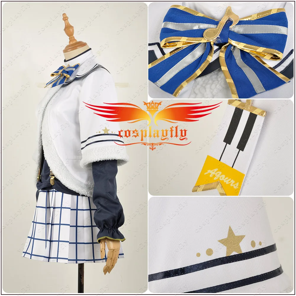 С таками тика LoveLive! SunShine! Aqours Рождество Carols Unawakened девушки женское платье юбка