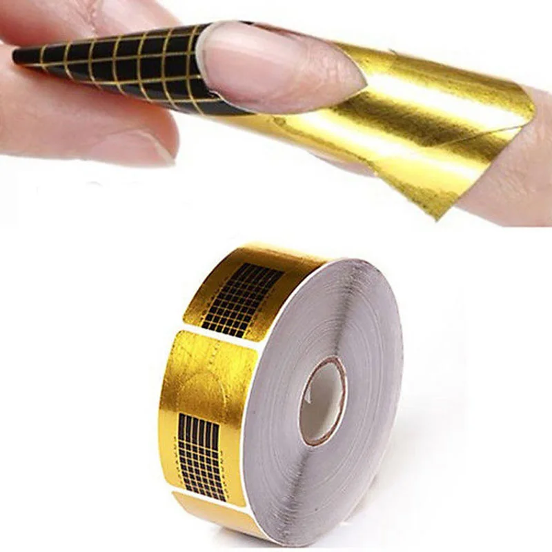 100 шт. направляющая форма для ногтей Наклейка акриловый УФ гель наконечники