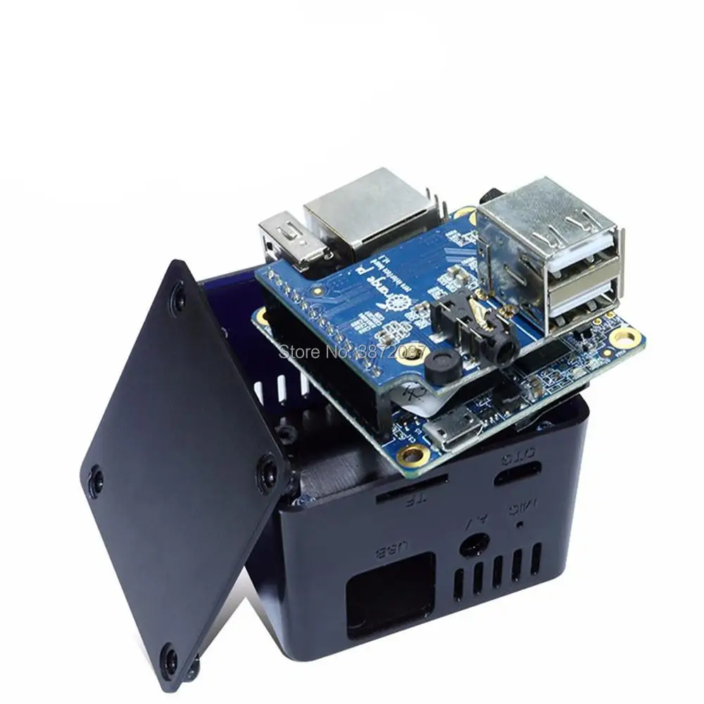 DIYmall защитный чехол ABS для Orange Pi Zero совместим с плата расширения черный белый