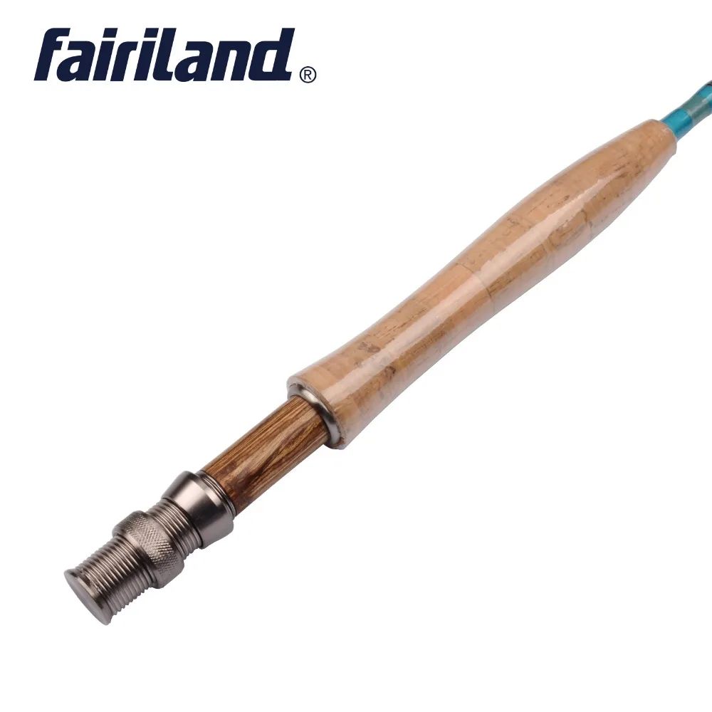 

Fly Fishing Rod w/ spare top end tip 9ft/2.7M 4 Section 3/4 Carbon Saltwater/Freshwater Fly Rod Cork Handle Aluminum Reel Seat