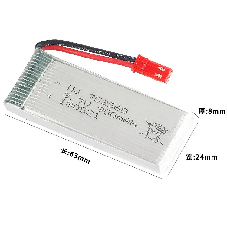 Аккумулятор lipo 3 7 в 900 мАч для радиоуправляемого квадрокоптера 8807 Вт A6 A6W запасные