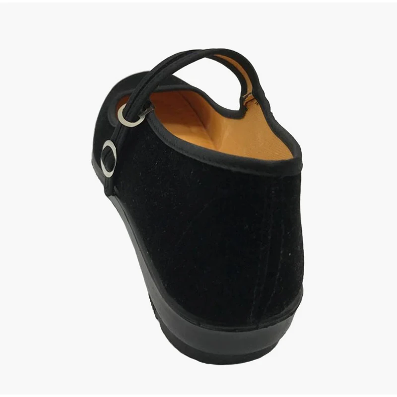 Для женщин ткань Туфли без каблуков SpringLoafers женские Туфли с ремешком и пряжкой черный Мэри Джейн Повседневное для мамы; женская обувь; удобная дышащая обувь