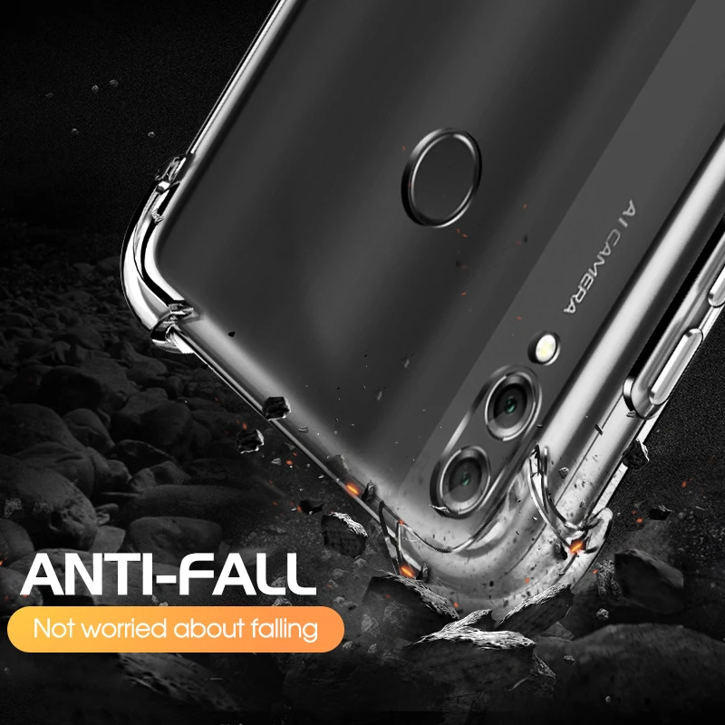 Силиконовый ТПУ чехол для телефона huawei Honor 7A Dua-L22 антидетонационный подушка