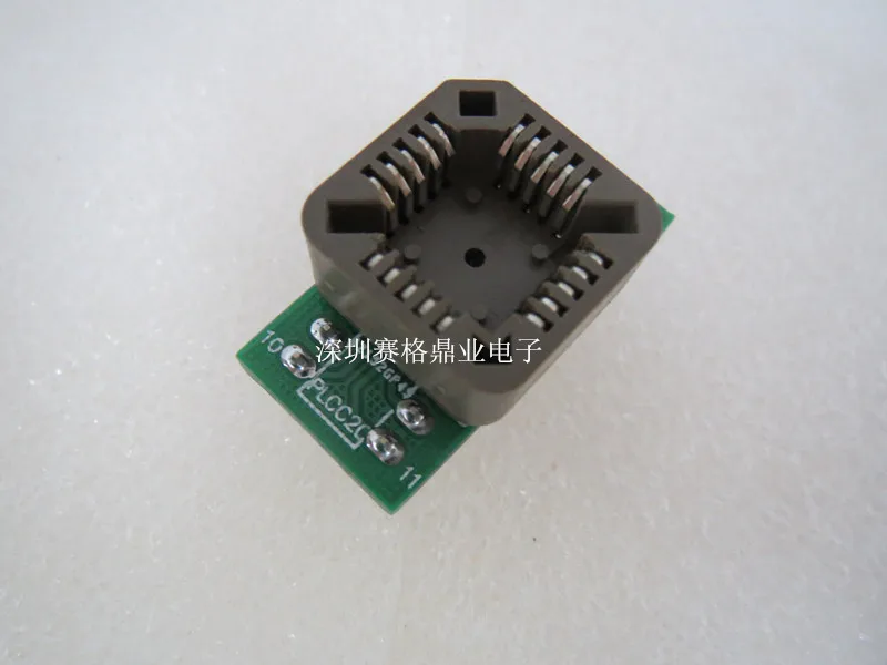 Оригинальный ключ IC тестовое сиденье PLCC20/DIP20 горящая программа PLCC20 DIP20 гнездо