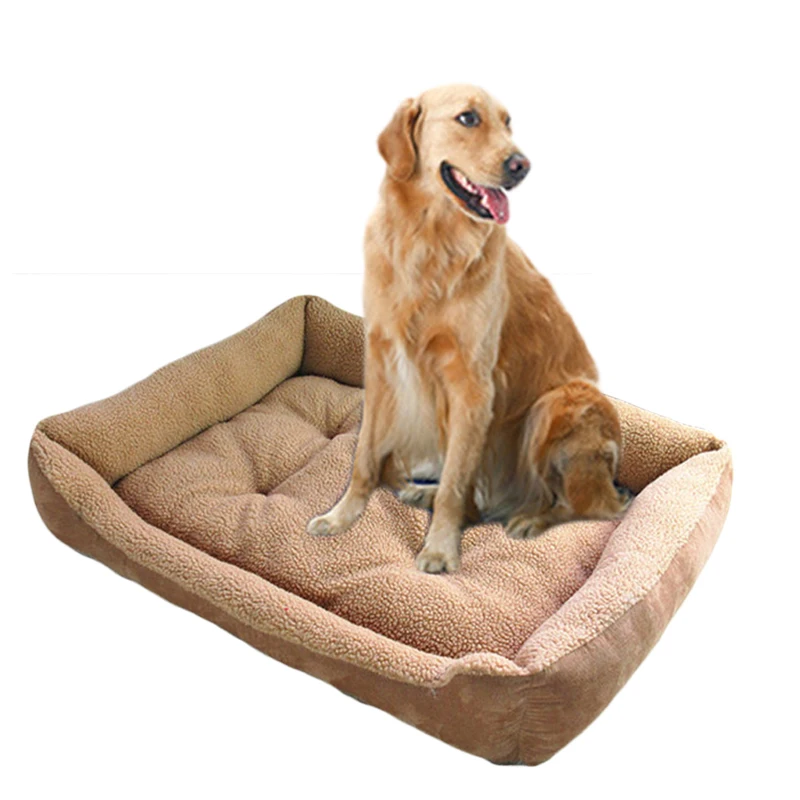 Большая спальная кровать для собак утепленный хлопковый диван больших теплый