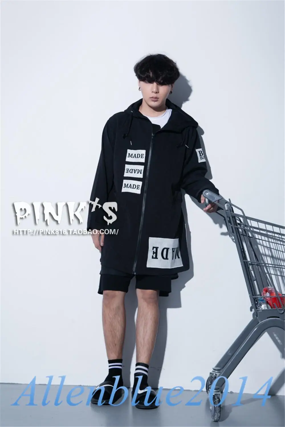 KPOP BIGBANG свободный G Dragon GD сделанный мужской женский негабаритный Стиль Тренч