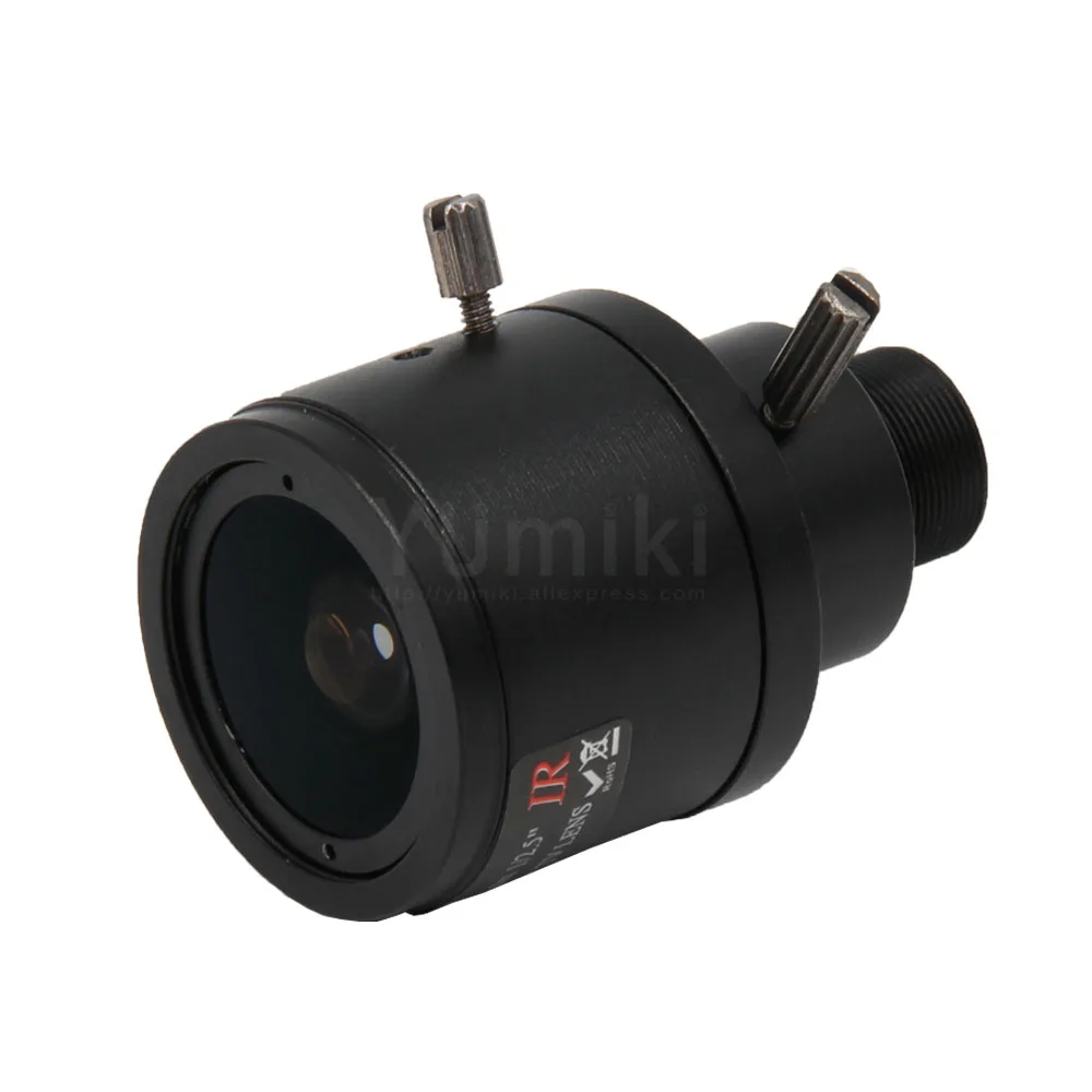 Yumiki 3,0 мегапиксельная фиксированная диафрагма HD CCTV объектив камеры 2,8-12 мм/варифокальный ИК HD объектив камеры безопасности/ручной зум и фокус M12 F1.4