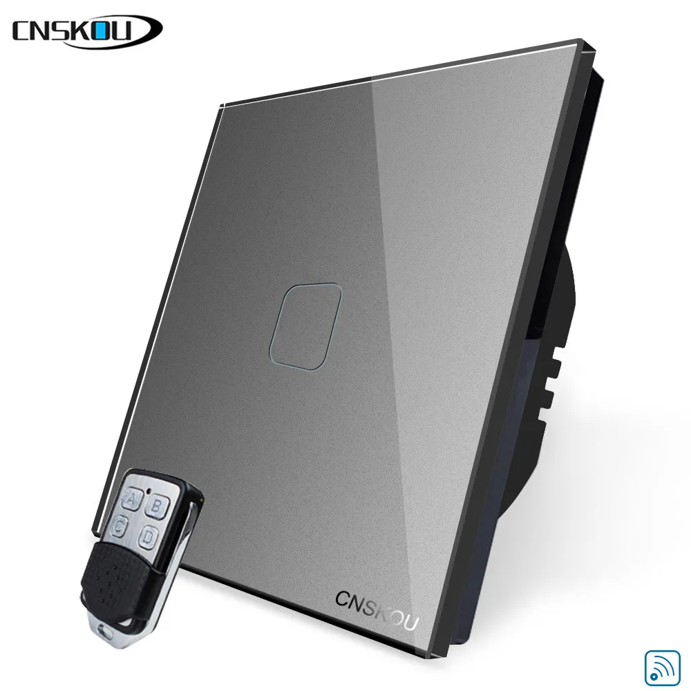 CNSKOU 433 МГц Rf беспроводной дистанционный выключатель света 220 В 1 банда RF умный