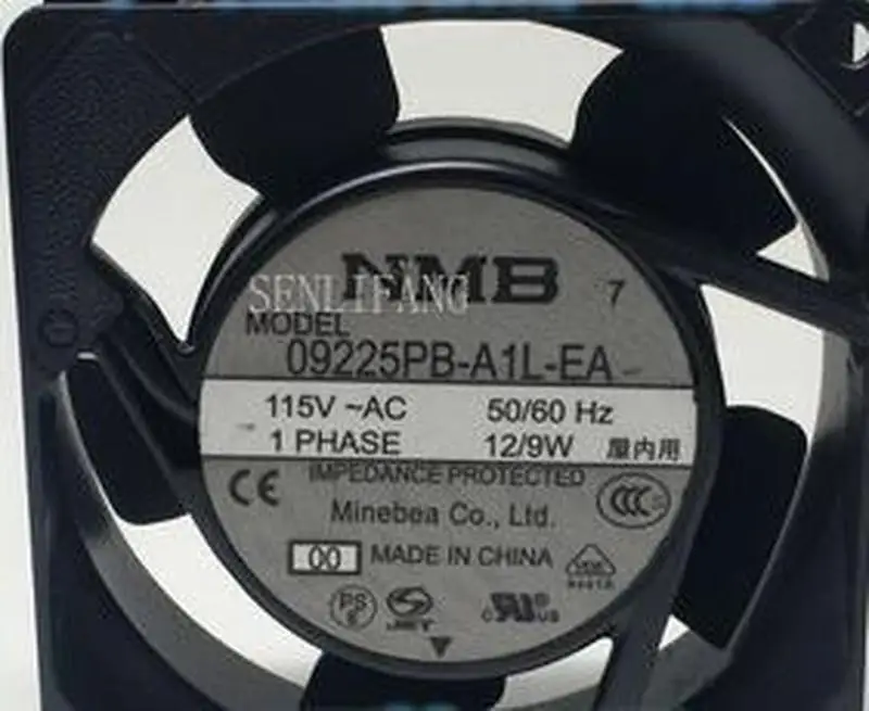 

for NMB 9025 09225PB-A1L-EA 115V 50/60 12 / 9W silent aluminum frame fan