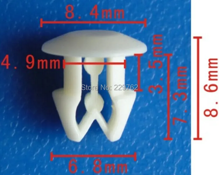 Бесплатная доставка 100 шт. фиксатор зажимы для европейских автомобилей