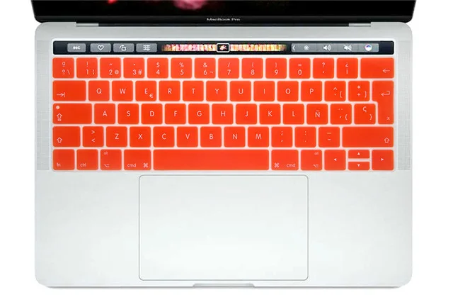 Защитная крышка клавиатуры с испанской и Европейской раскладкой для MacBook Pro 13 A1706