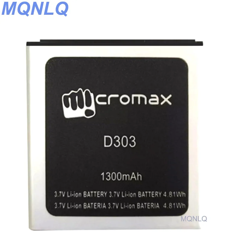 1 шт. запасная батарея для micromax d303 протестированная новая модель MQNLQ|Аккумуляторы