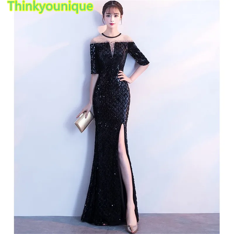 Вечернее платье с блестками длинное вечернее vestido de festa longo robe soiree vestidos novia abendkleider
