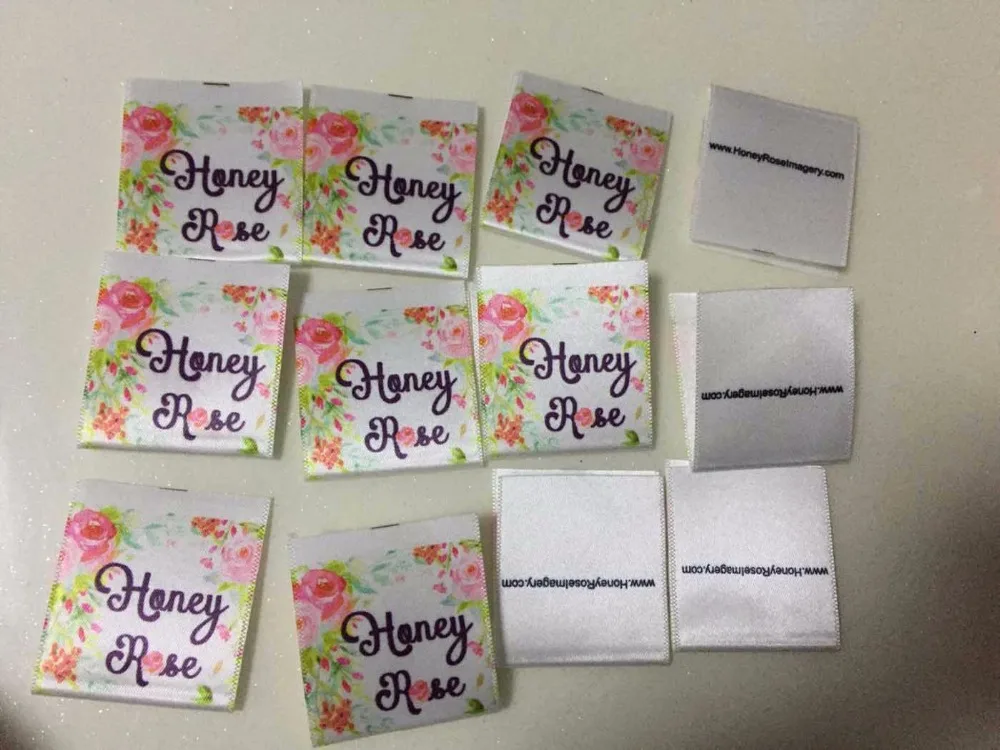 Бесплатная доставка высококачественные мягкие атласные этикетки для одежды с