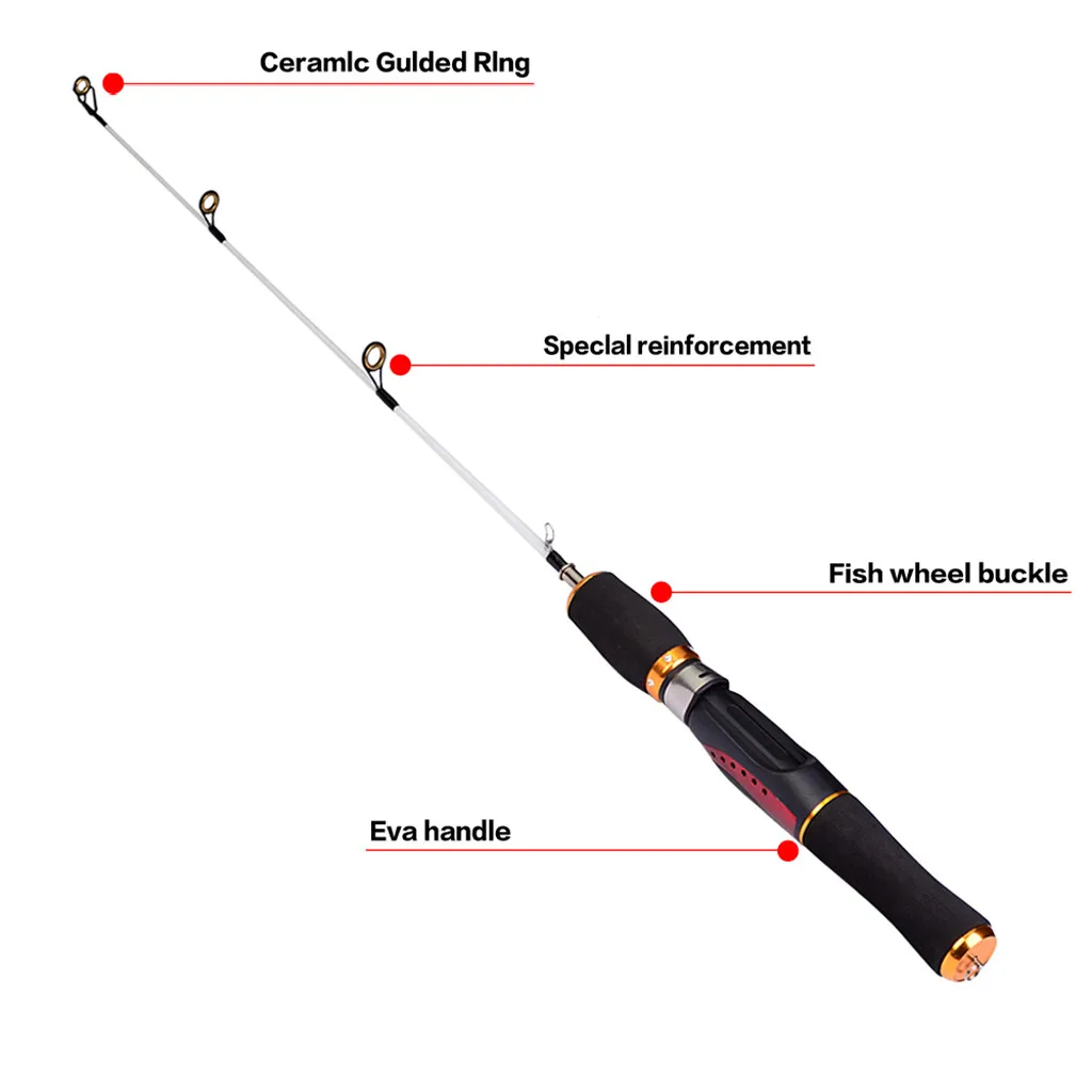 Frederick 2019 TOP Carbon Fiber Fishing Rod Travel Spinning Lure Sea Saltwater Pole Black 1.9 | Спорт и развлечения