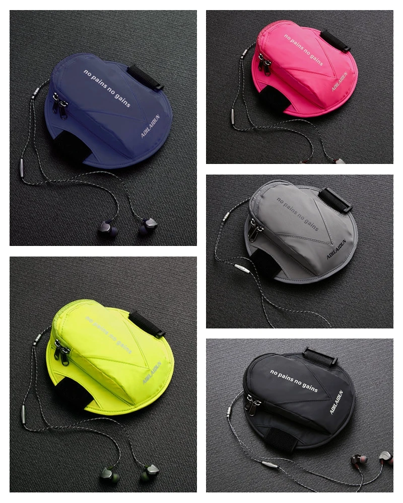 Waterproof Reflective Sport Arm Bag for Gym, Fitness, and Running - Armband Pouch with Mobile Phone Holder - Outdoor Sport Arm Wrist Pouch Bag image 4