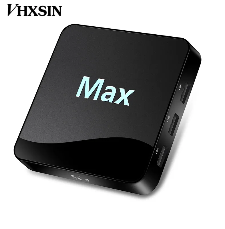 VHXSIN 50 шт./лот T96 MAX s905x2 четырехъядерный Смарт ТВ приставка медиаплеер 2G/16G 4G/32G android 9