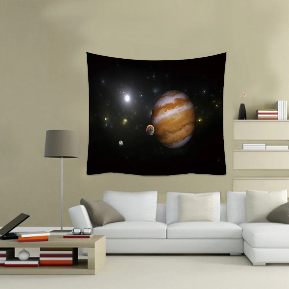 Настенный гобелен домашний декор гобелены для спальни гостиной планеты