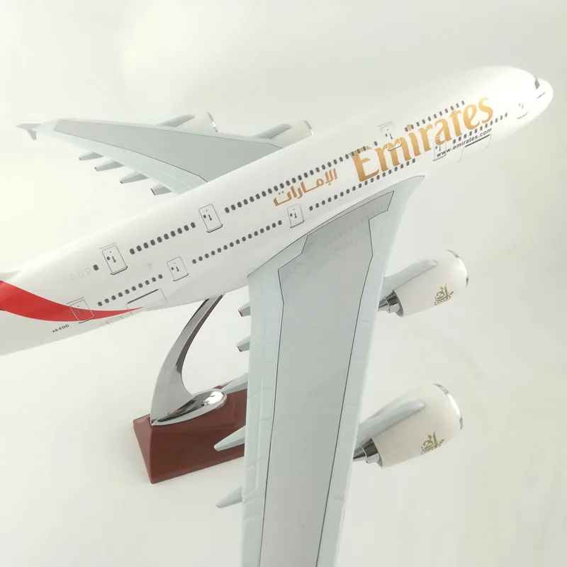 Воздушный пассажирский самолет 45 47 см Эмирейтс a380 модель самолета Модель игрушки