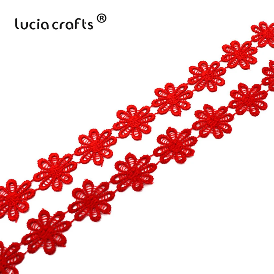 Lucia crafts 2,5 см ручной работы лоскутный материал с кружевной лентой пошив одежды «сделай сам» кружевная отделка головные уборы аксессуары 2 ярдов N0408