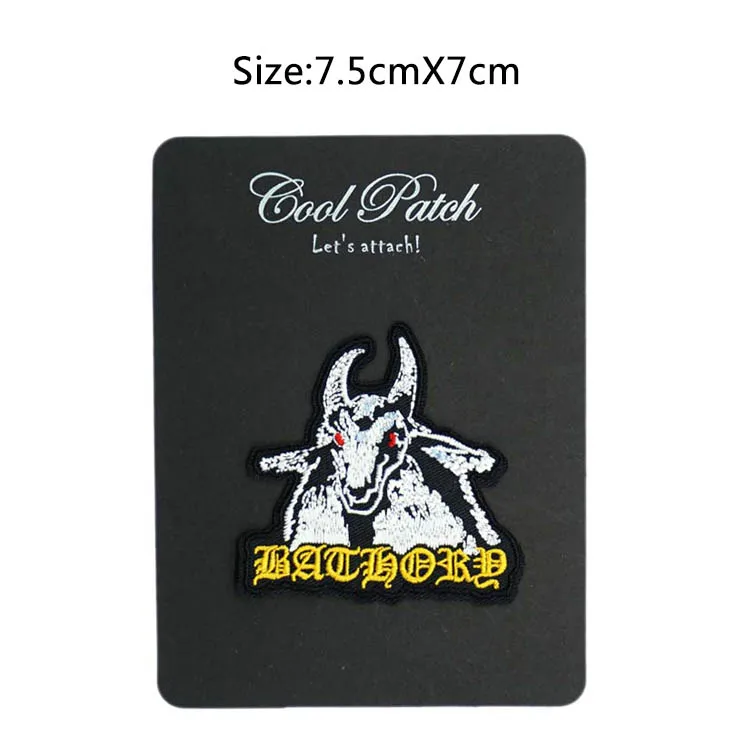 Батори музыкальной группы гладить на передачи патч пэчворка одежда в стиле панк