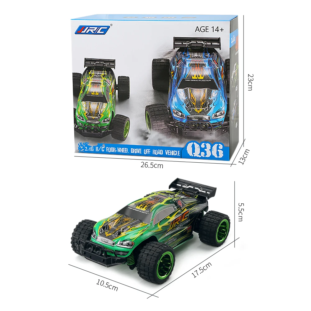 JJRC Q36 2 4 г Р/У Машинки минус 30 км/ч 1/26 4WD гоночный внедорожный высокое Скорость