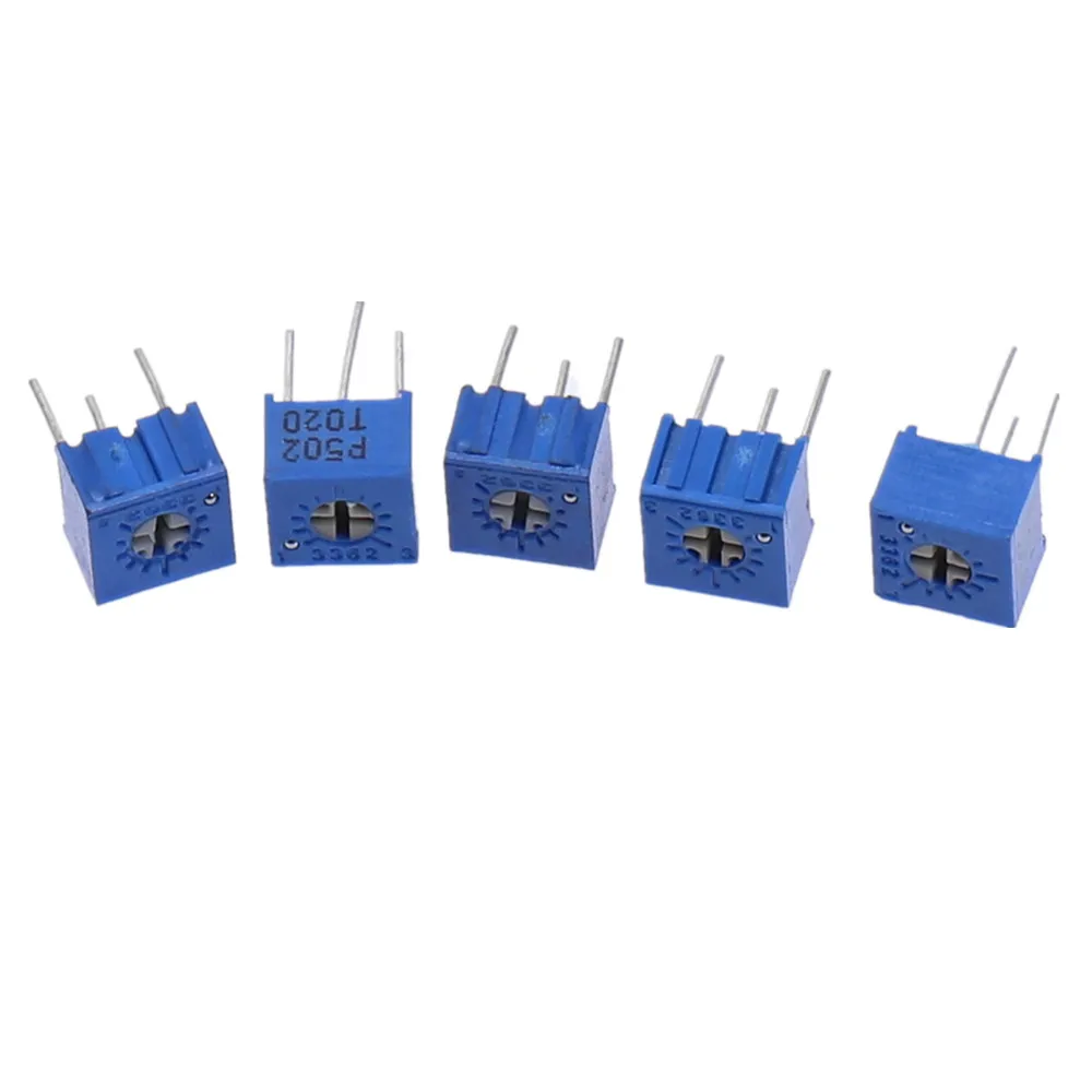100R 1K 2K 5K 10K 20K 50K 100K 200K 500K 1M Ohm 3362P Trim Pot Precision Trimmer Потенциометр переменный резистор 502