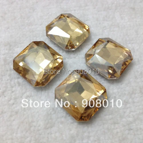 TopStone 18 23 мм квадратный искусственный кристалл необычный камень заостренный