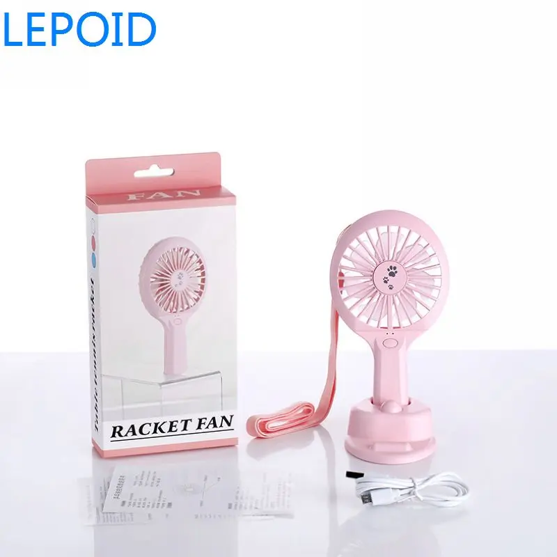 LEPOID портативный Перезаряжаемый складной мини USB вентилятор с подставкой для