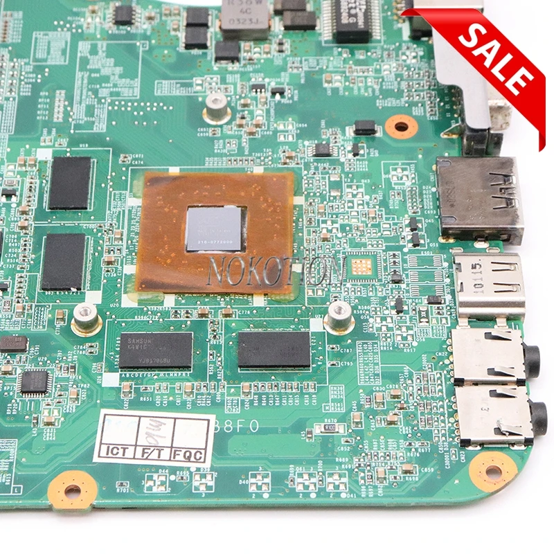 Материнская плата NOKOTION DABL6DMB8F0 A000076400 для ноутбука Toshiba satellite L650 L655 материнская HM55