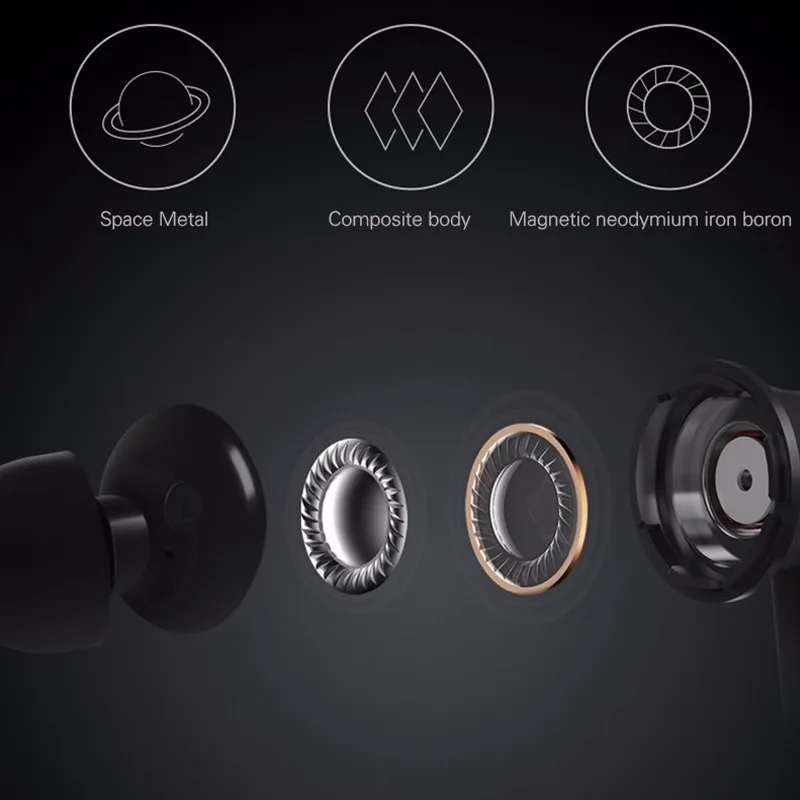100% оригинальные Xiaomi Mi Piston наушники базовое издание стерео микрофон провод