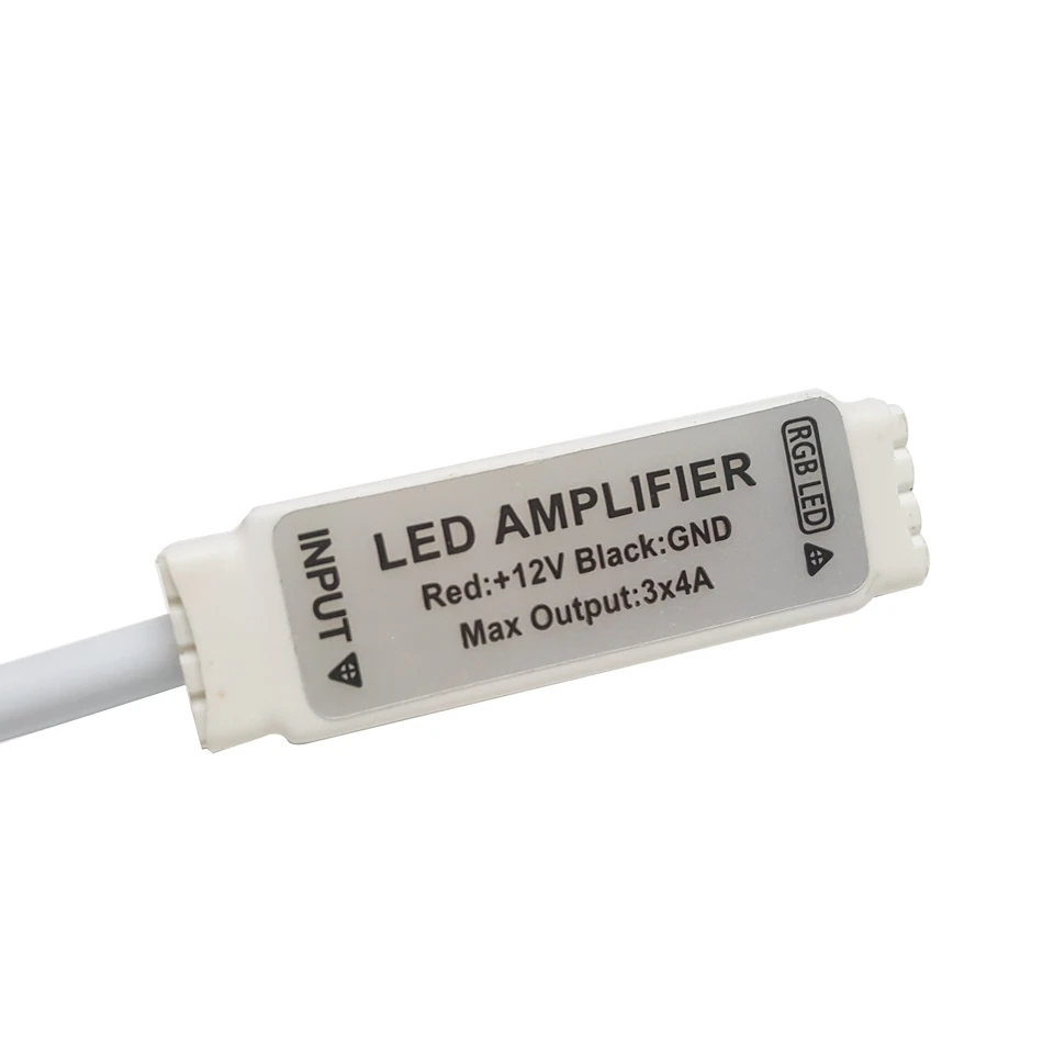 Новый мини RGB LED усилитель DC12V 144 W 12A для цвет 5050 3528 светодиодный полосы|mini rgb led