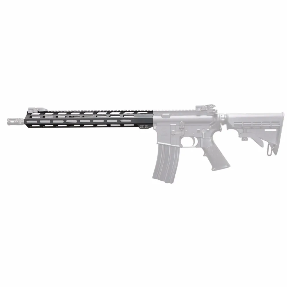 Тактический M Lok Free Float Handguard 19 дюймов рельсовый кронштейн Пикатинни со стальной