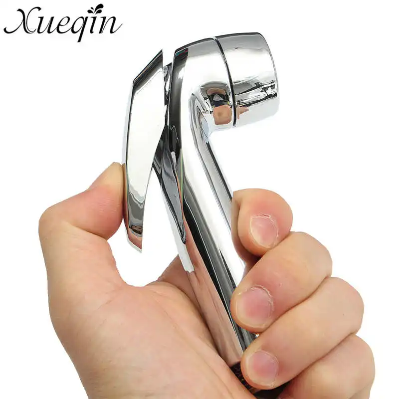 Ручной душ Xueqin хромированный распылитель из АБС пластика для унитаза биде