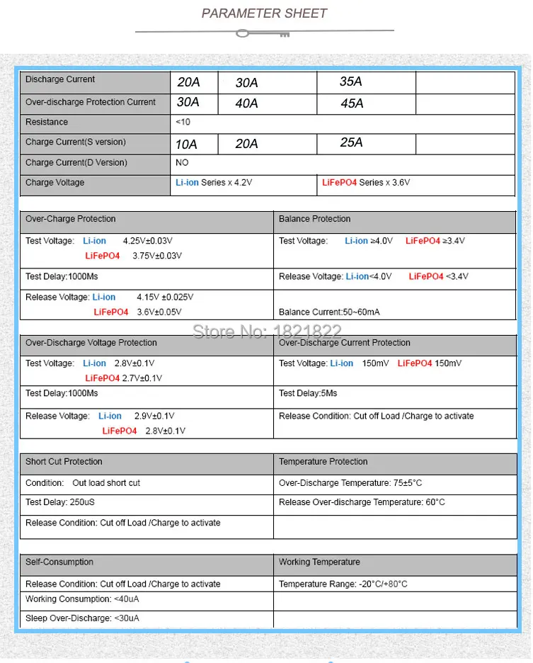 Смарт BMS 4S 20A/30A/35A маленький литий ионный Bluetooth PCM с Android APP UART Внешний ПК