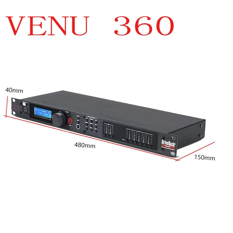 Профессиональный цифровой аудио процессор VENU360 3 входа и 6 выходов эквалайзер