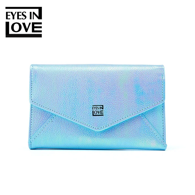 JY302-3 Light Blue Модный Блестящий цветной Женский Длинный кошелек клатч Много отделов кошелек женский карман для телефона держатель для карт кошелек Carteira Portfel - Цвет: JY302-3 Light Blue