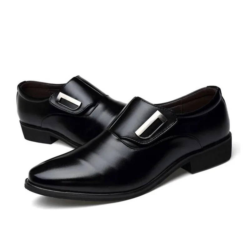 ZALAVOR/Мужские модельные туфли высокого качества черные и коричневые деловые