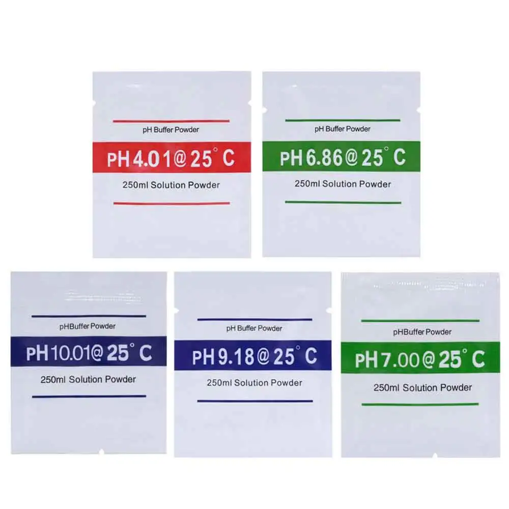 Yieryi PH буферный порошок 4,00 4,01 6,86 7,00 9,18 10,01 буфера косметическая пудра для PH тестер измерения калибровочный раствор - Цвет: TPH01103C