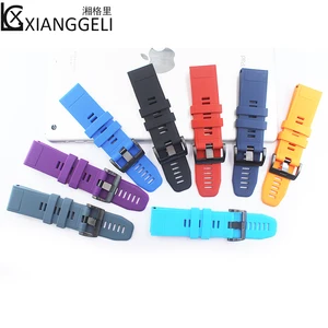 Силиконовый ремешок для часов, быстрая установка для Garmin 26 мм fenix5X Feni x3 33HR 22 мм fenix5935 20 мм fenix55s5x935