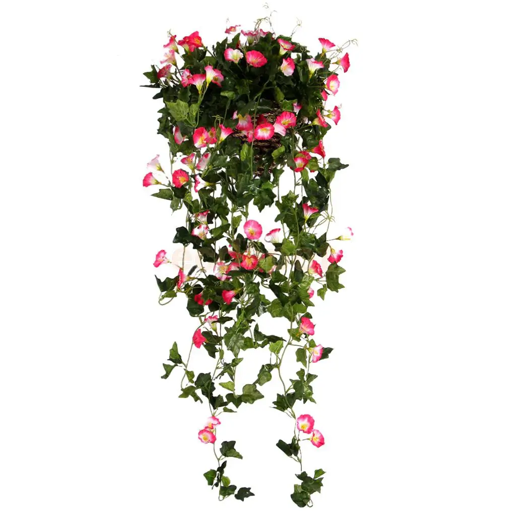 Различные цвета 90 см Искусственный Шелковый цветок подвесной Petunia домашний декор